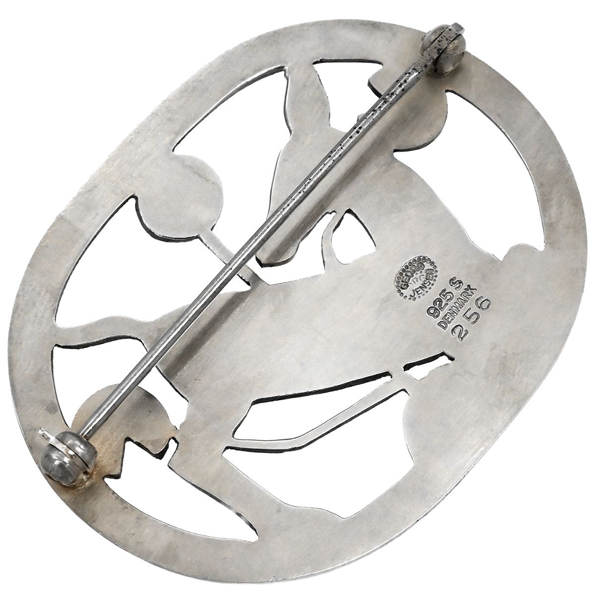 ジョージ ジェンセン Georg Jensen ブローチ 鹿モチーフ シルバー925 シルバー DEER アニマル AG925 ヴィンテージ 256