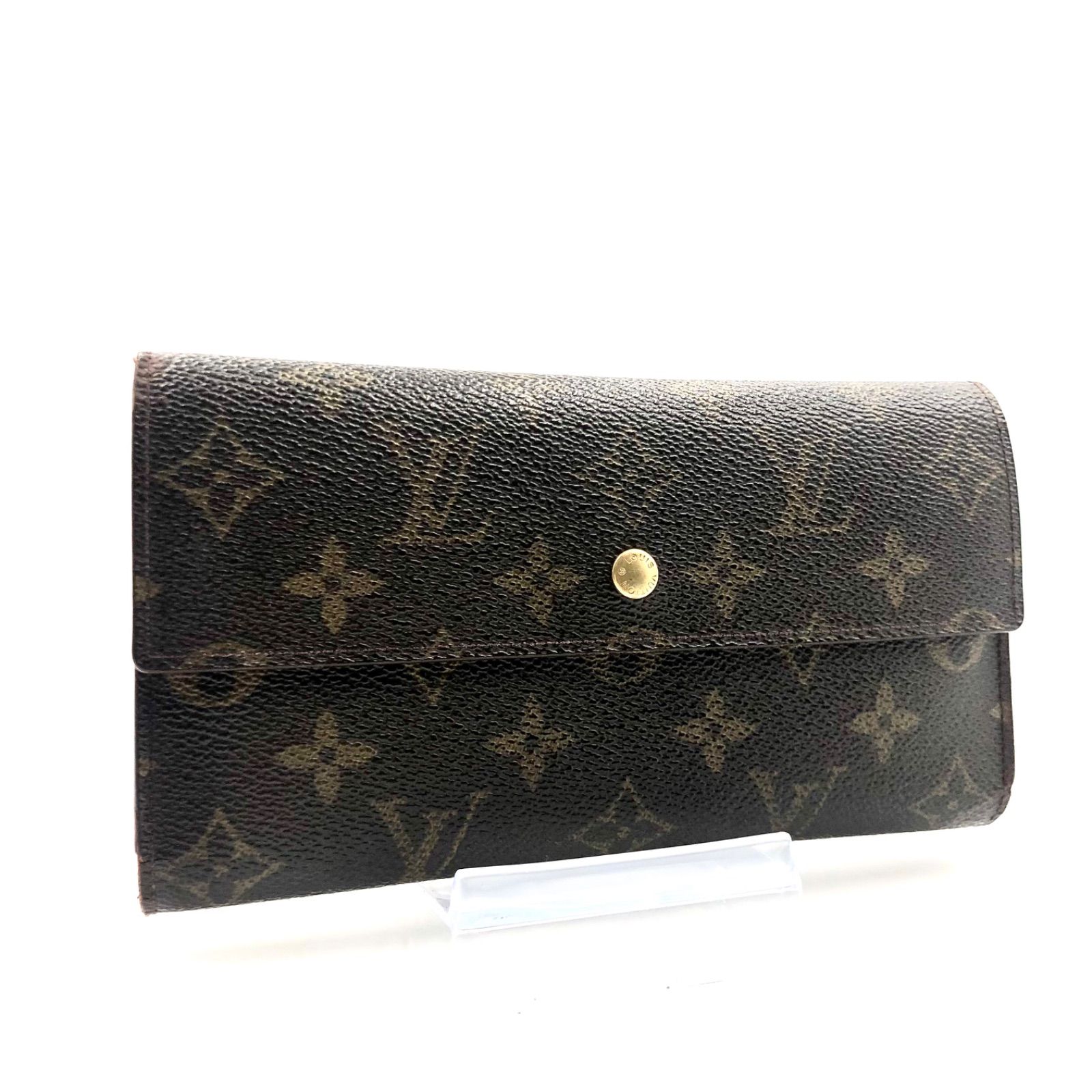 ルイヴィトン ダミエ ポルトモネ ビエ カルトクレディ 折り財布 フランス製