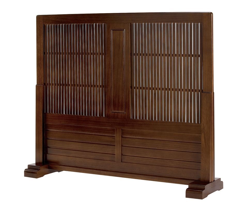 和風 ついたて レトロ 衝立 パーテーション 間仕切り 木製 古民家 家具