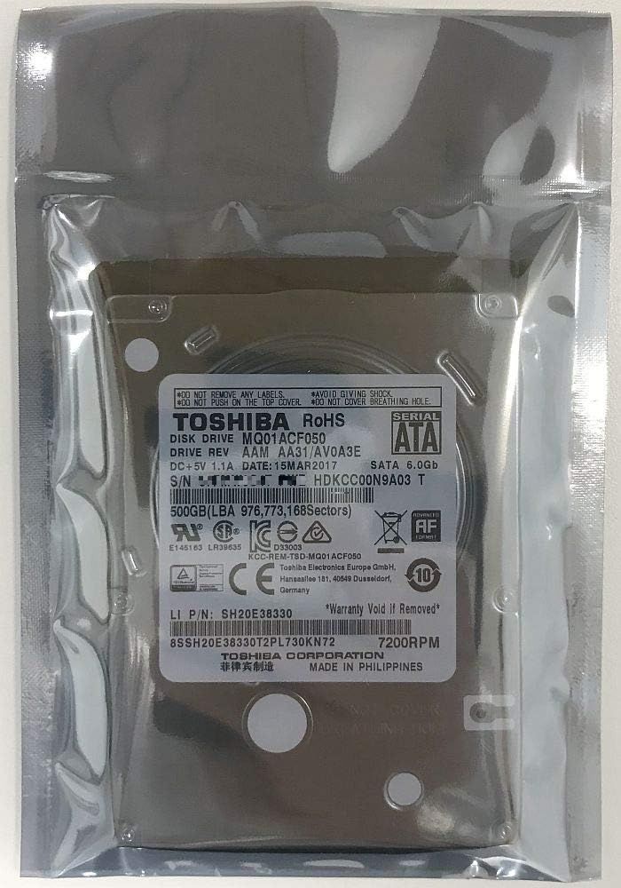バルク MQ01ACF050 TOSHIBA 500GB SATA6.0Gbs