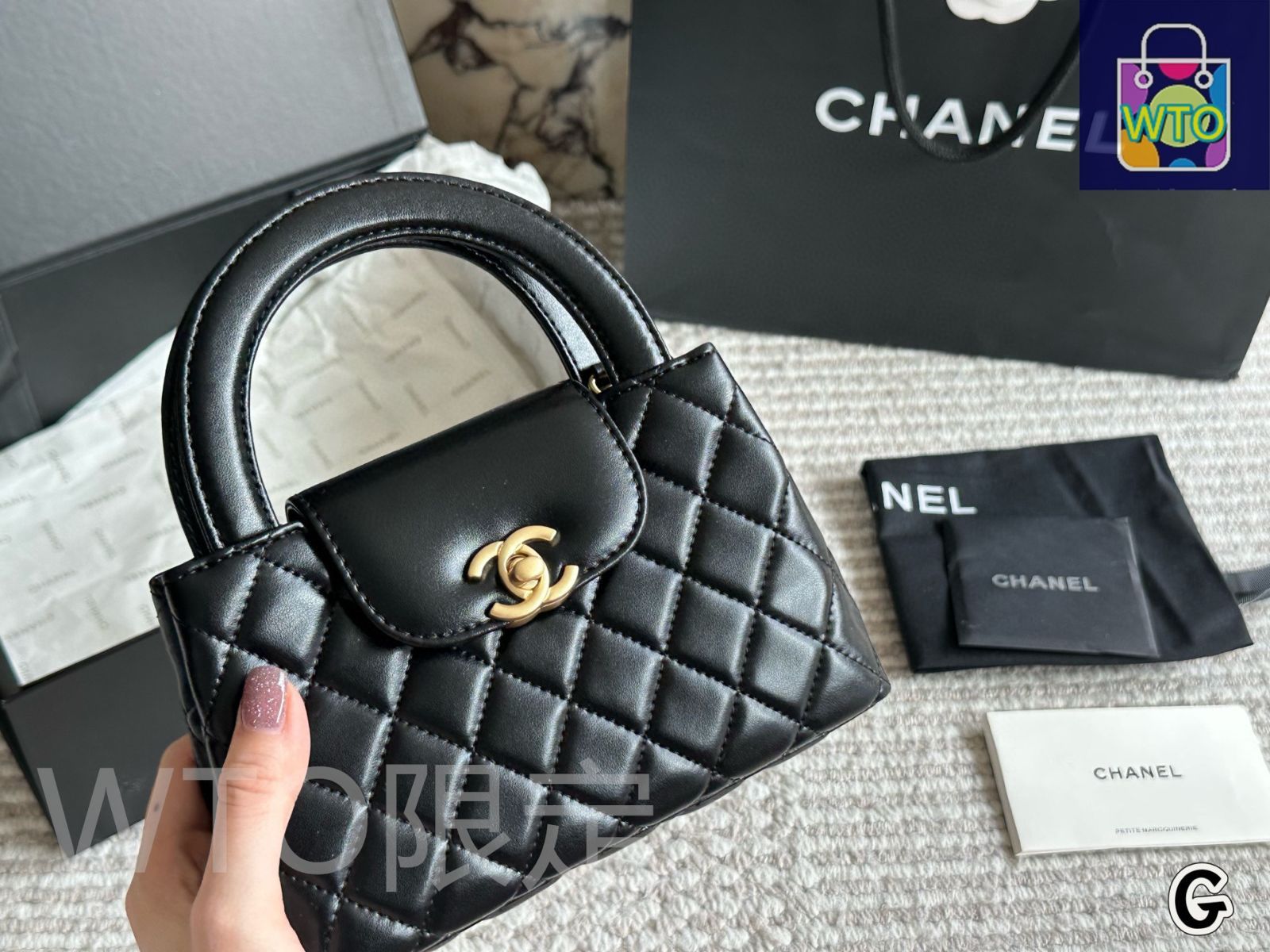シャネル 23K ヴィンテージ風 ケリーバッグ ミニサイズ ブラック 今日特価】Chanel シャネル 23Kケリー ヴィンテージでエレガント
