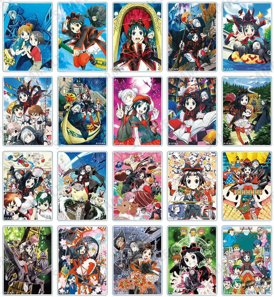 キャラカード ボックス 黒魔女さんが通る!! トレーディング表紙イラストアクリルカード