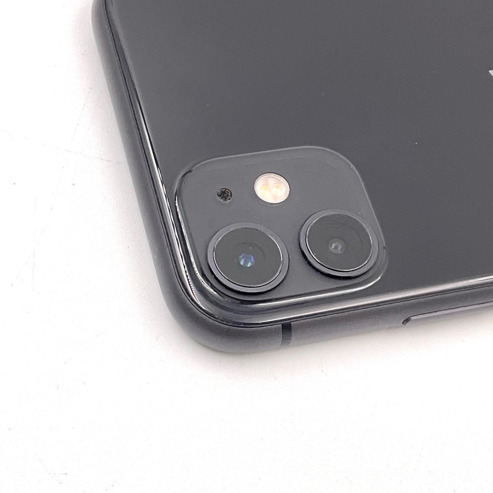 iPhone 11 128GB ブラック 人気 SIMフリー 白ロム 動作確認済 75