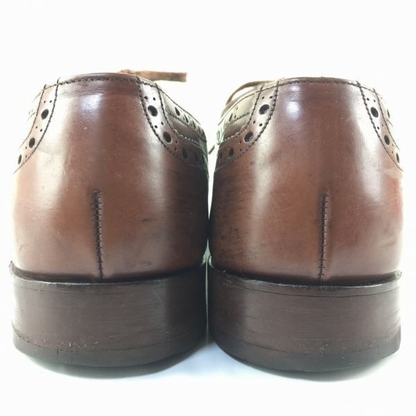 試着交換OK！Loake ローク フルブローグ ウイングチップシューズ〈茶