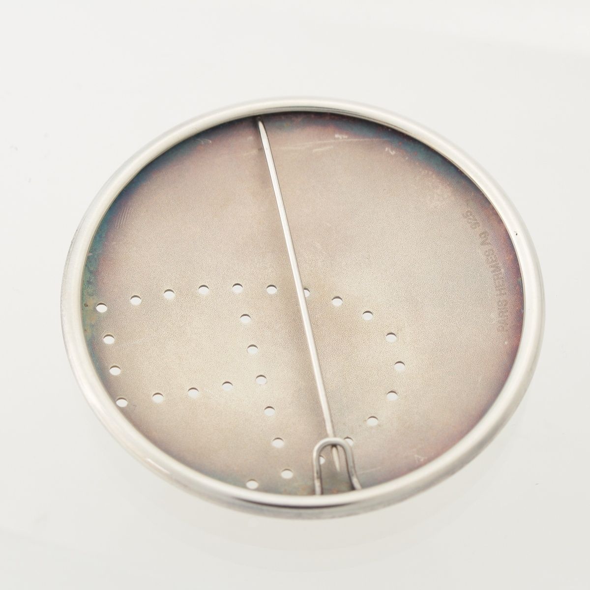 エルメス H ブローチ ピンバッジ Ag925 シルバー