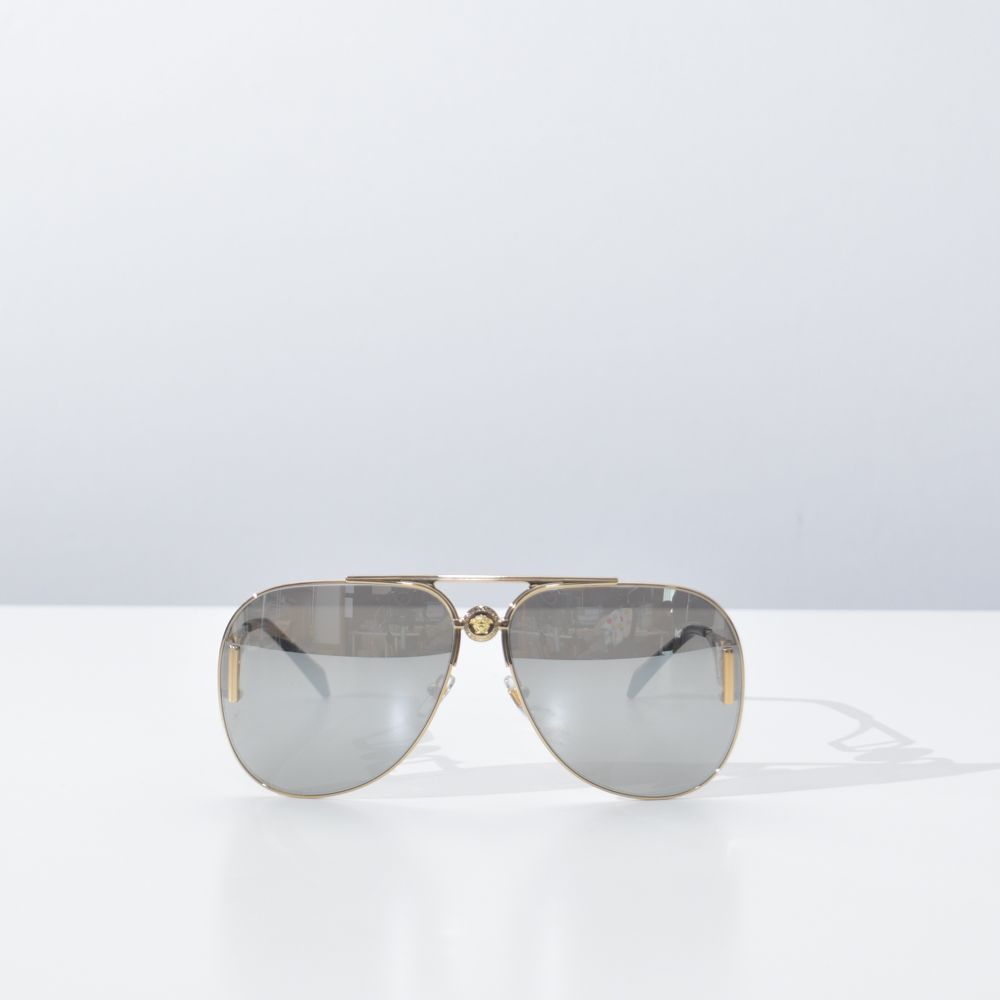 90’s ヴェルサーチ メデューサ 24K ゴールド金メッキ サングラス 90's ヴェルサーチ メデューサ 24K ゴールド金メッキ サングラス