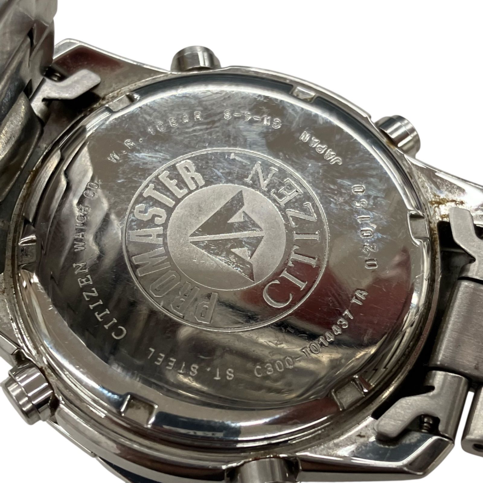 186000 現状品 CITIZEN PROMASTER クロノグラフ パイロット C300