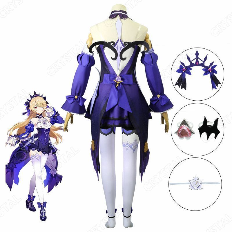 原神 フィッシュル コスプレ セット 原神 フィッシュル コスプレ衣装 ウイッグ付き 原神 げんしん ヒロイン