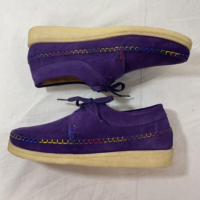 PADMORE&BARNES パドモアアンドバーンズ カジュアルシューズ 4WD(4 WORTH DOING)×Padmore & Barnes  Moccasin Shoe PURPLE UK9/27.5cm～28cm)