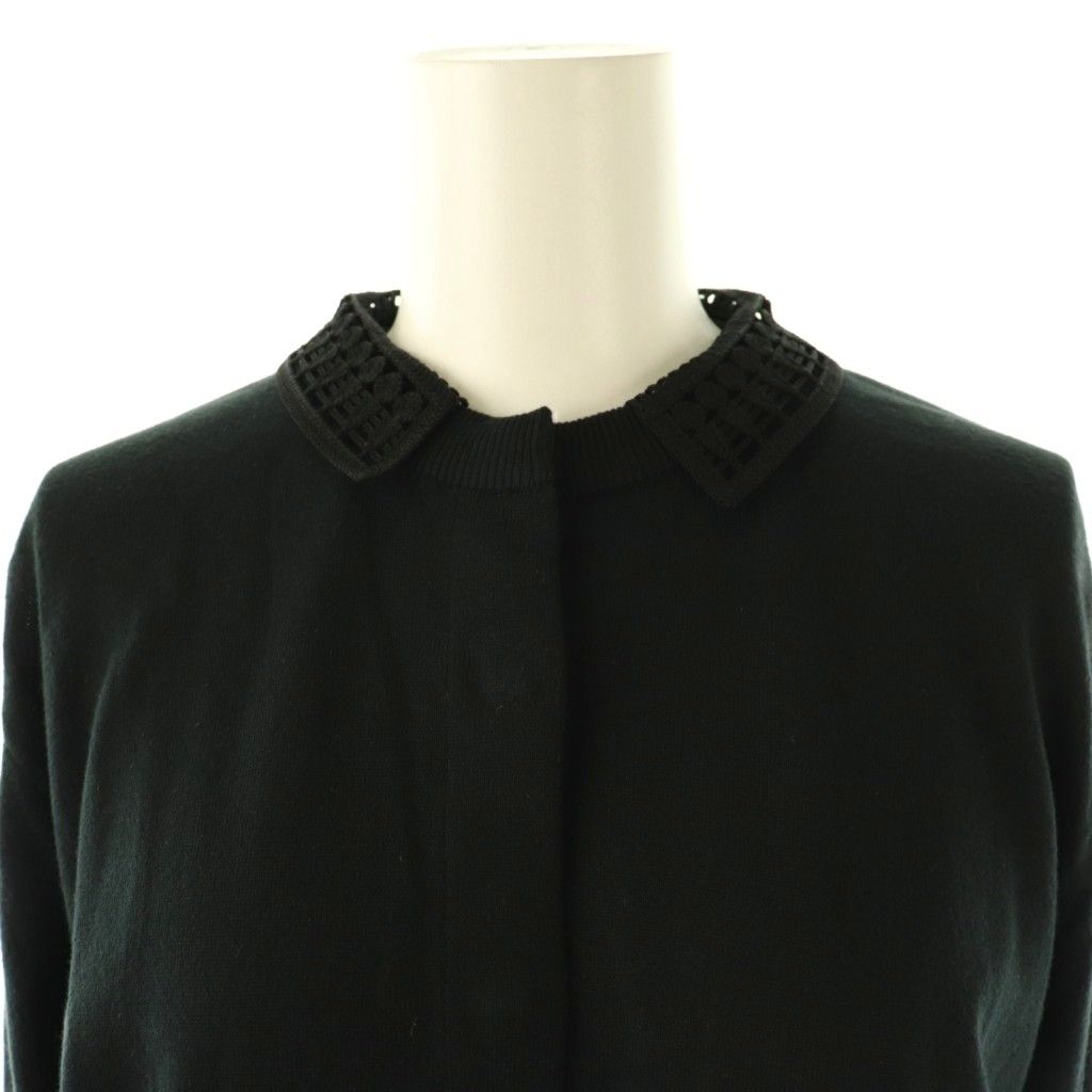 SS25新作Mame Kurogouchiマメ クロゴウチ カーディガン★完売品 マメクロゴウチ Mame Kurogouchi Detachable Embroidery Collar