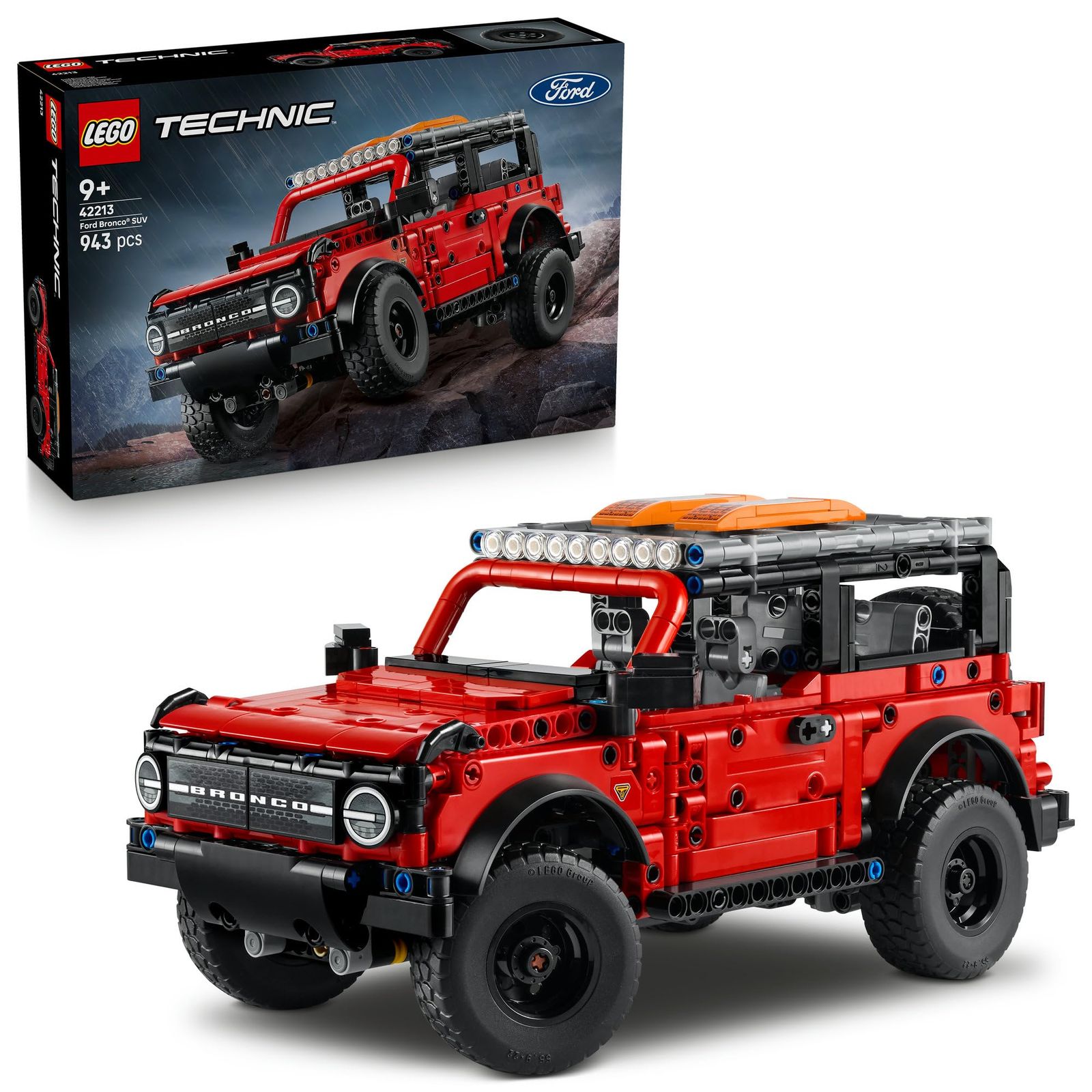 レゴ LEGO テクニック Ford Bronco R SUV おもちゃ 玩具 誕生日 プレゼント ブロック 男の子 女の子 子供 9歳 10歳 11歳 小学生 乗り物 車 ミニカー フィギュア グッズ 42213