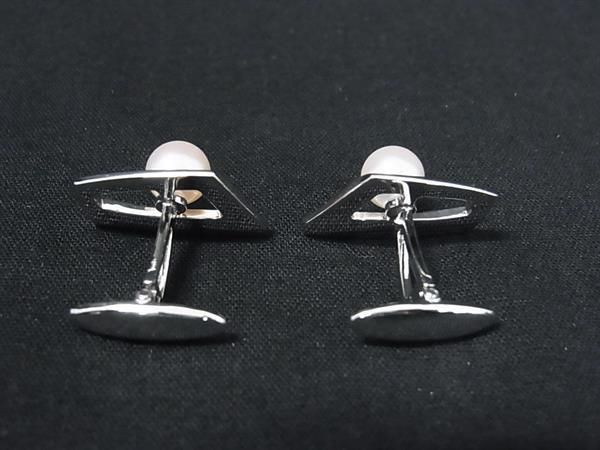 ミキモト カフス 銀製・本真珠【未使用】MIKIMOTO PF311-S ミキモト カフス 銀製・本真珠【未使用】MIKIMOTO PF311-S