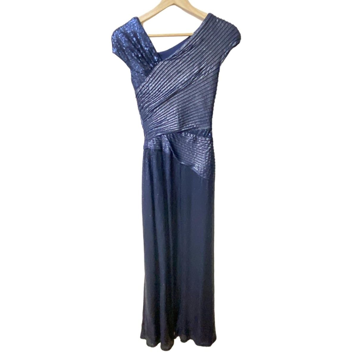 タダシショージ TADASHISHOJI サイズXS ネイビー レディース ワンピース タダシショージ TADASHISHOJI サイズXXS XS - ダークネイビー×黒