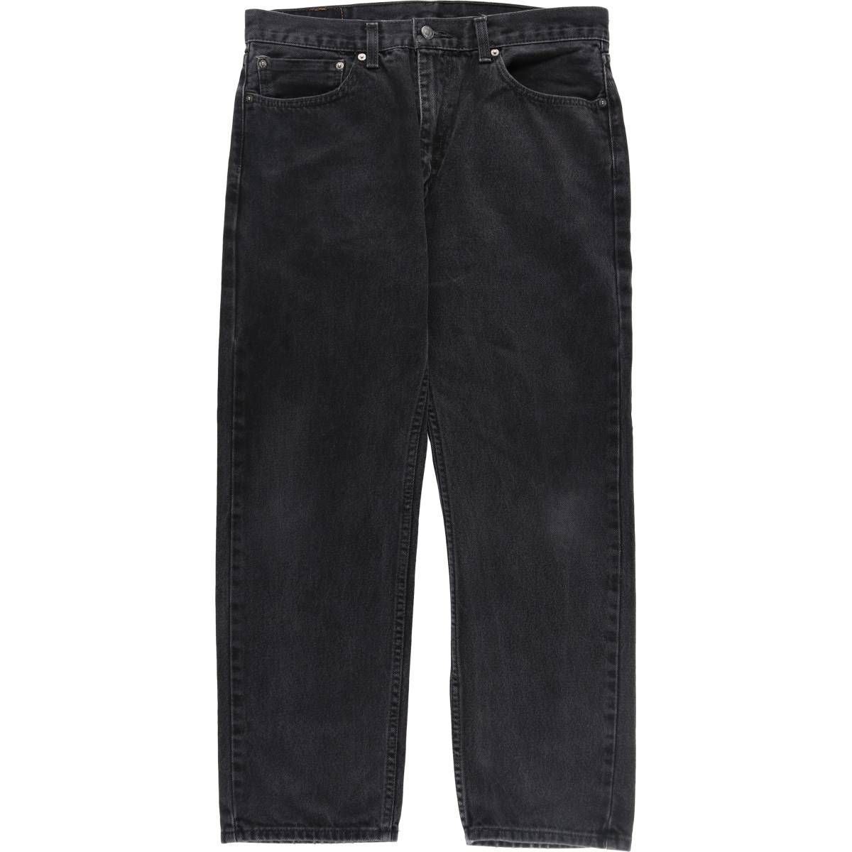 古着 リーバイス Levi's 505 ブラックデニム テーパードデニムパンツ メンズw36相当/eaa439529