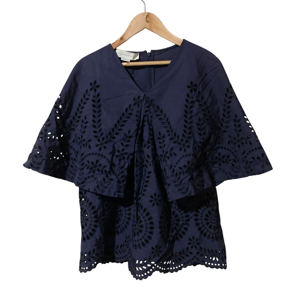 美品 STELLA McCARTNEY ステラマッカートニー リーフ柄 カットワーク 