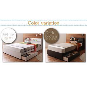 照明 コンセント付き収納ベッド