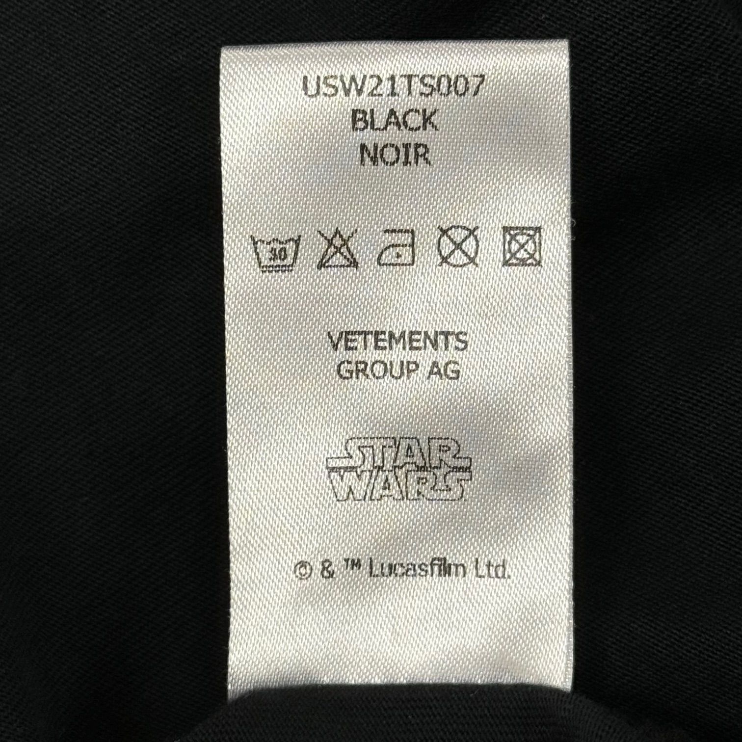 VETEMENTS Star Wars 20SS Movie Poster 2 Tee USW21TS007 スター 