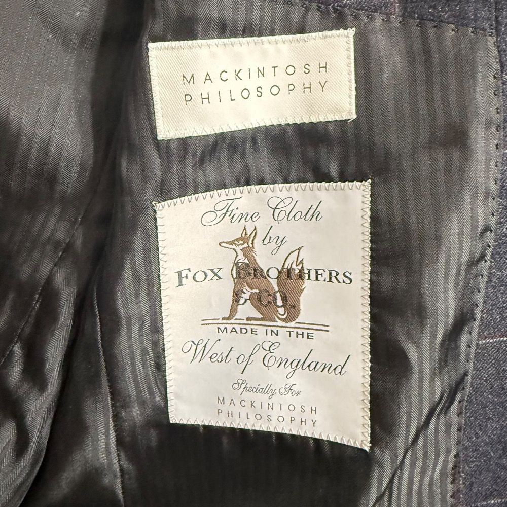 美品】マッキントッシュ フォックスブラザーズ テーラードジャケット