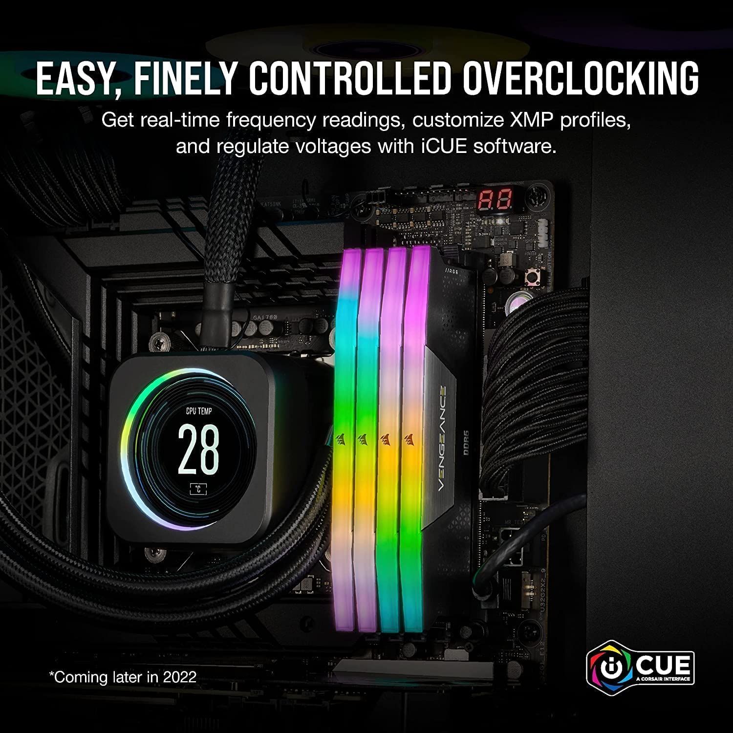 CORSAIR DDR5-6000MHz デスクトップPC用メモリ VENGEANCE RGB DDR5