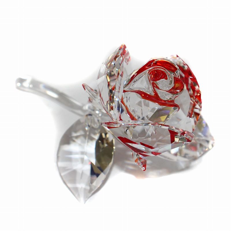 スワロフスキー SWAROVSKI ブロッサミング ローズ Red オーナメント
