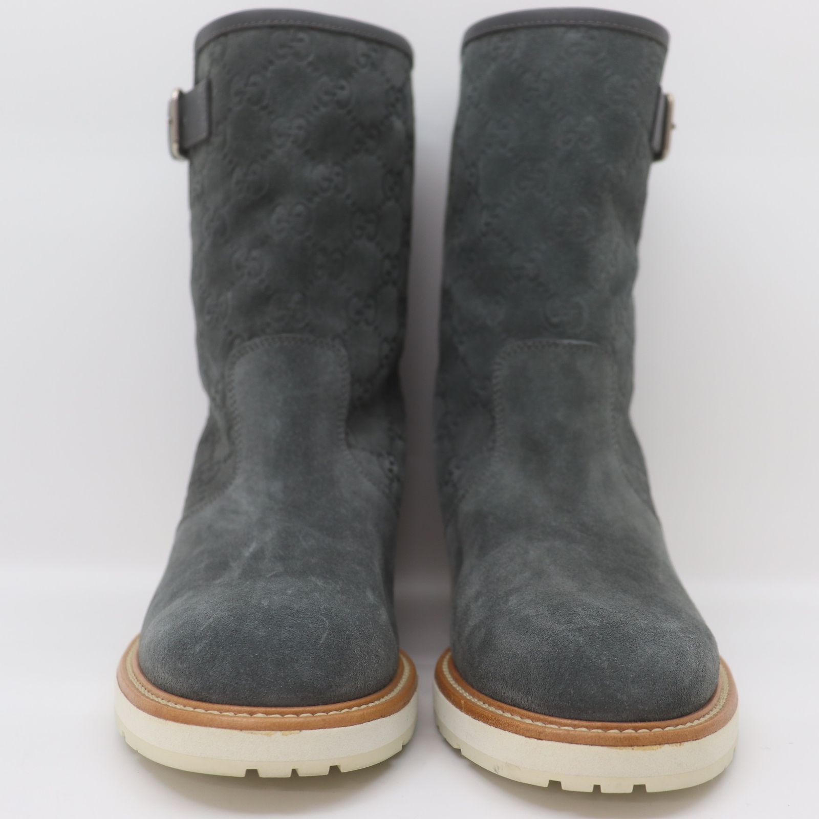 ITXV47F7V1TO GUCCI グッチ シマ GG ロゴ スエード ショート