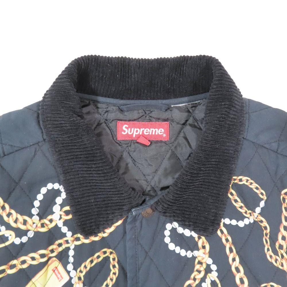 美品 20AW Supreme シュプリーム Chains Quilted Jacket