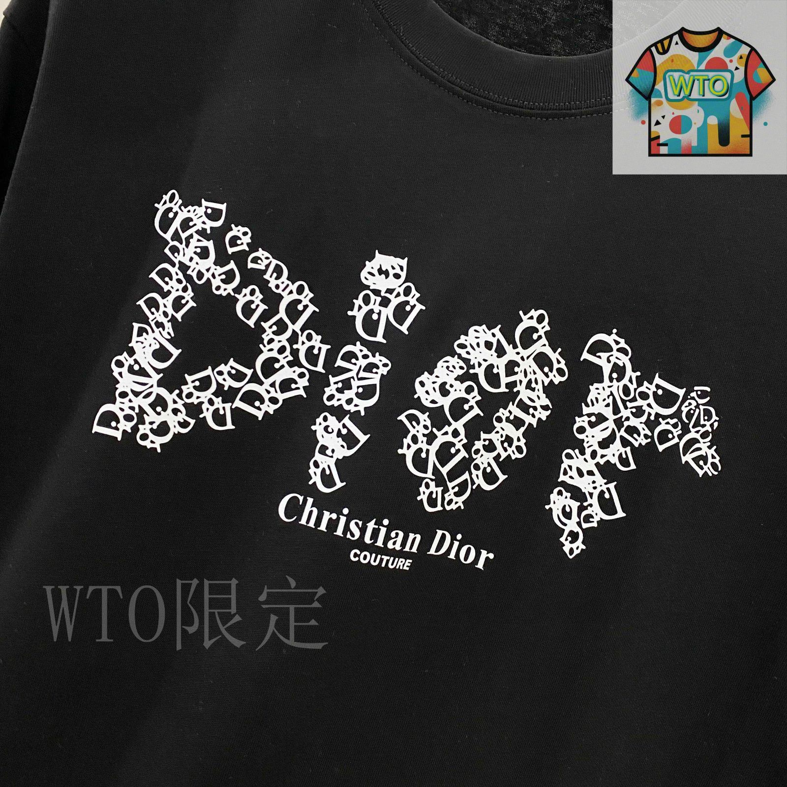 【全面プリントがおしゃれなデザイン☆】Dior Tシャツ 今日特価】DIOR ディオール 25SS プレミアムプリント 円領 T