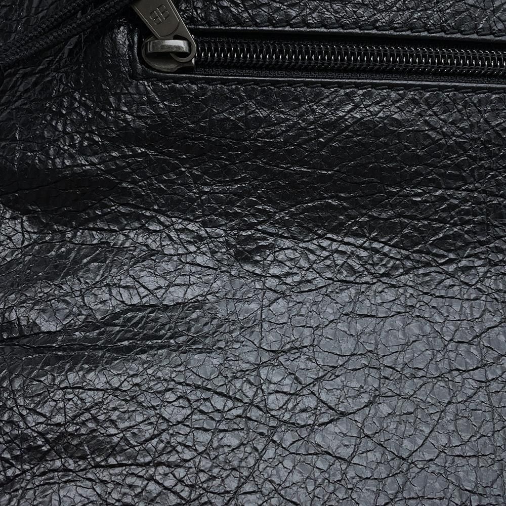 バレンシアガ クラッチバッグ ロゴ シワ加工 レザー 535334 BALENCIAGA  