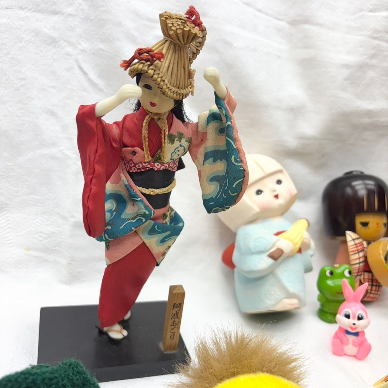 149 昭和レトロ 人形 こけし 日本人形 ソフビ 置物 雑貨 まとめ売り