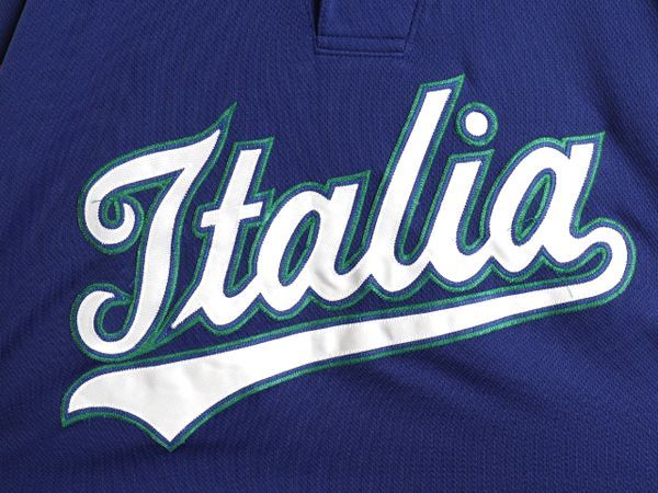 イタリア 代表 ベースボール シャツ メンズ XL 程/ WBC オフィシャル マジェスティック 大リーグ ユニフォーム プルオーバー 大きいサイズ お得なクーポン配布中!】 イタリア 代表 ベースボール シャツ