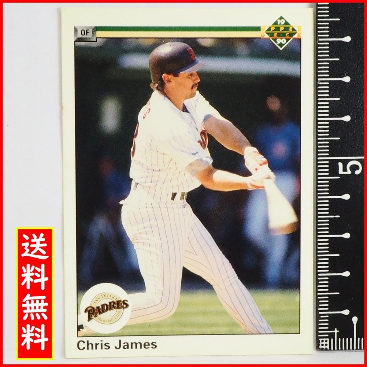 Upper Deck 90 #435【Chris James(Padres)】1990年MLBメジャーリーグ野球カードBaseball CARDアッパーデック  ベースボール【送料込】 - メルカリ