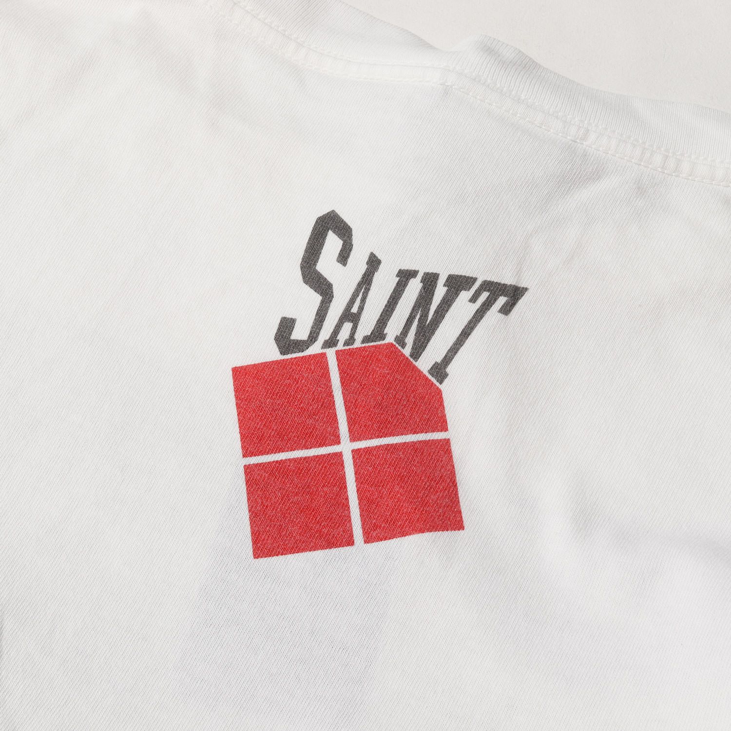 SAINT MICHAEL セントマイケル Tシャツ ホワイト 白 サイズ:L