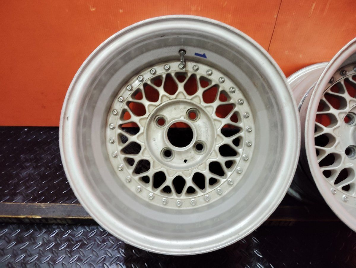 ジャンク品 BBS RS242 ビービーエス 社外ホイール 14インチ 2本 約10.5