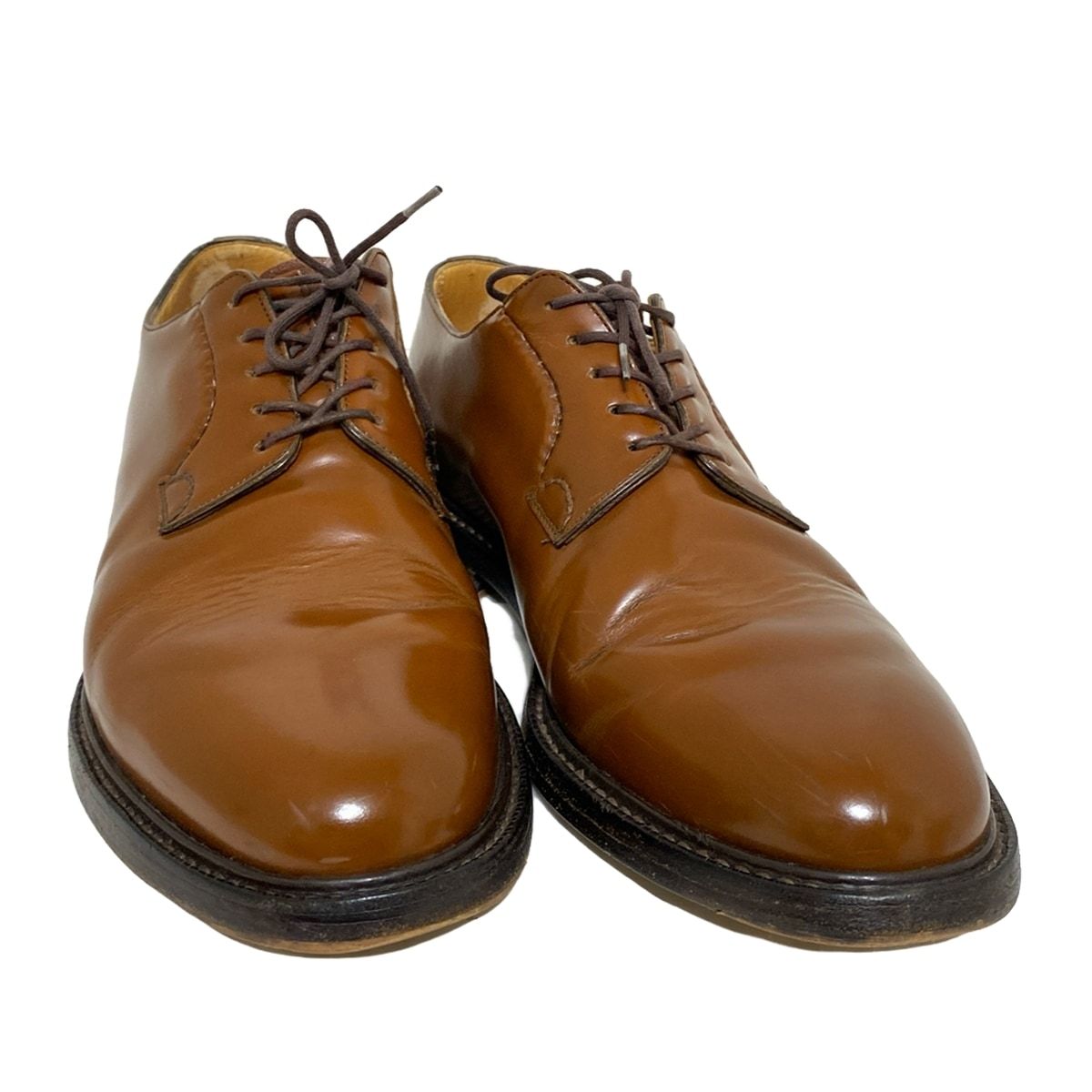 Church's 注文 ブラウンレザーオックスフォードシューズ church ダーク