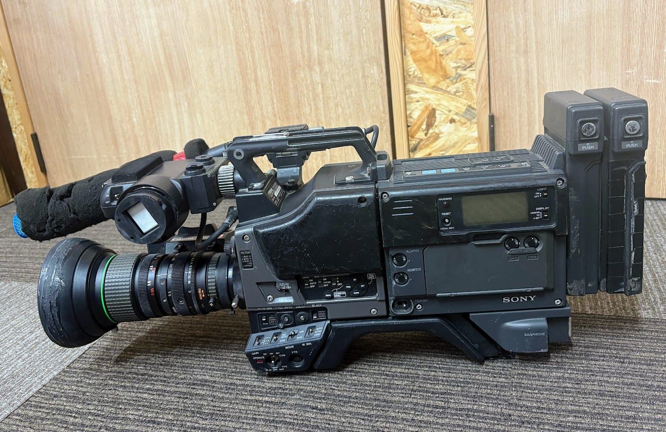 キャノン YJ17 × 95BK12 カメラ用 ズームレンズ SONY digital videocassette recoder DSR-1 Victor 業務用ビデオカメラ KY-D200CH ジャンク