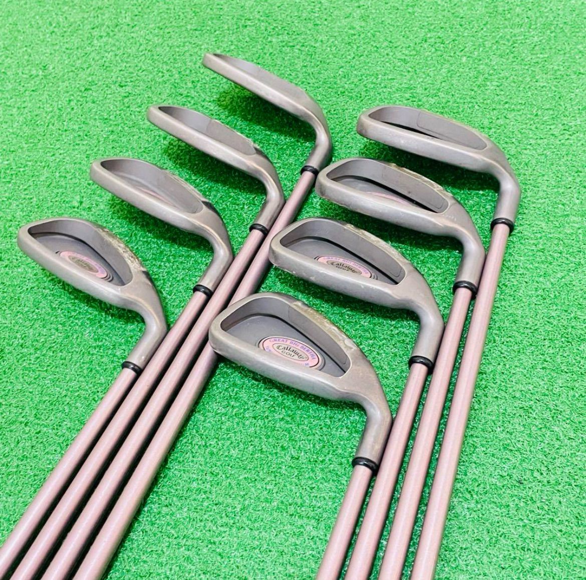 【希少•美品】Callaway BIG BERTHA レディース アイアン8本 8866 Callaway BIG BERTHA アイアン8本セット フレックスL