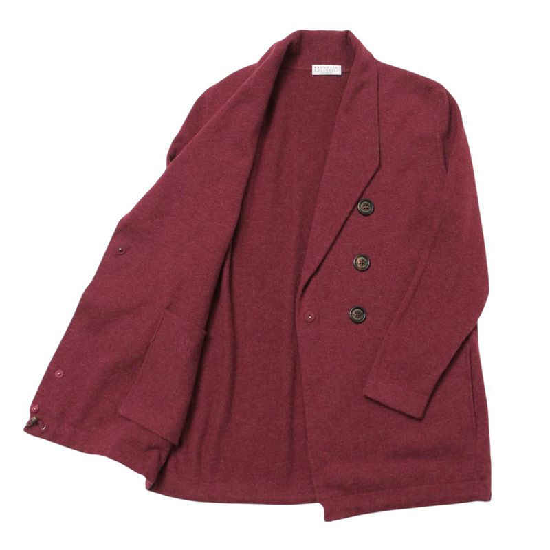BRUNELLO CUCINELLI - Brunello Cucinelli ブルネロクチネリ カーディガン サイズM 総カシミヤ ニットカーディガン イタリア製 ブランド古着【中古】20250318/RA3711 Brunello Cucinelli ブルネロクチネリ カーディガン サイズM 総