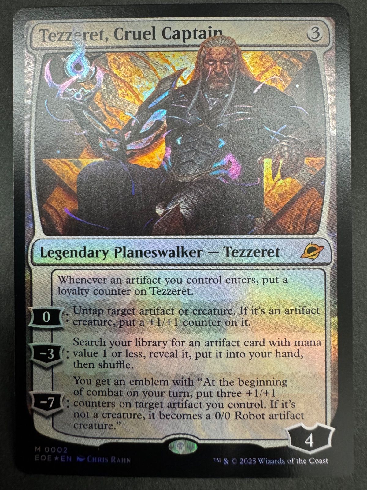 MTG 冷酷な船長、テゼレット 英語 foil EOE 久遠の終端 - メルカリ
