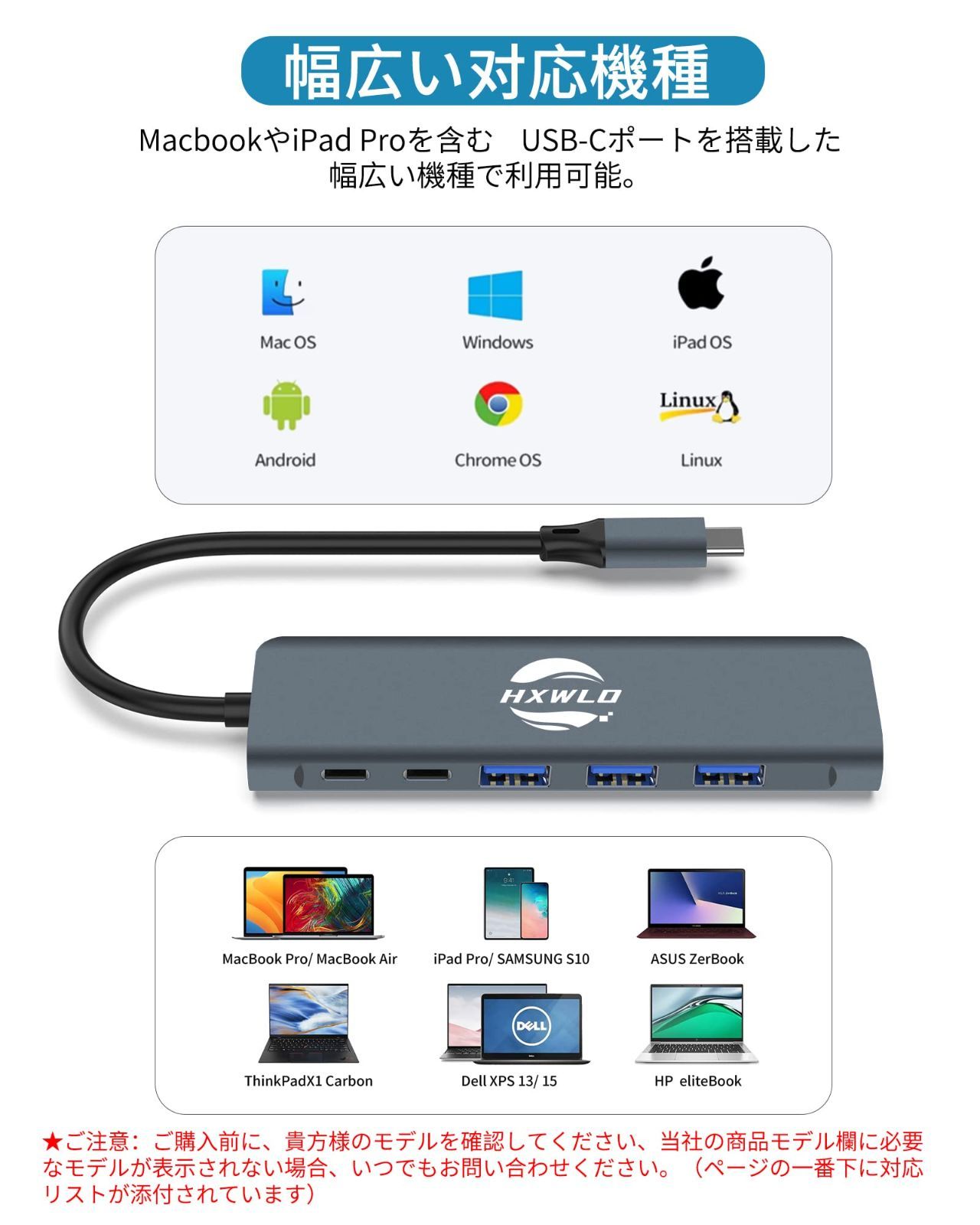 在庫処分】8-in-1 ドッキングステーション USB ハブ ハブ Type-C