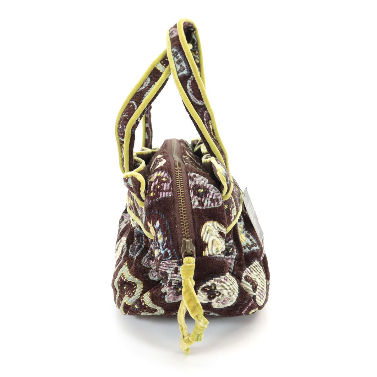 新品未使用 ANNA SUI ハート柄ハンドバッグ ゴブラン織り ANNA SUI】アナスイ ゴブラン織り ハート柄ハンドバッグ