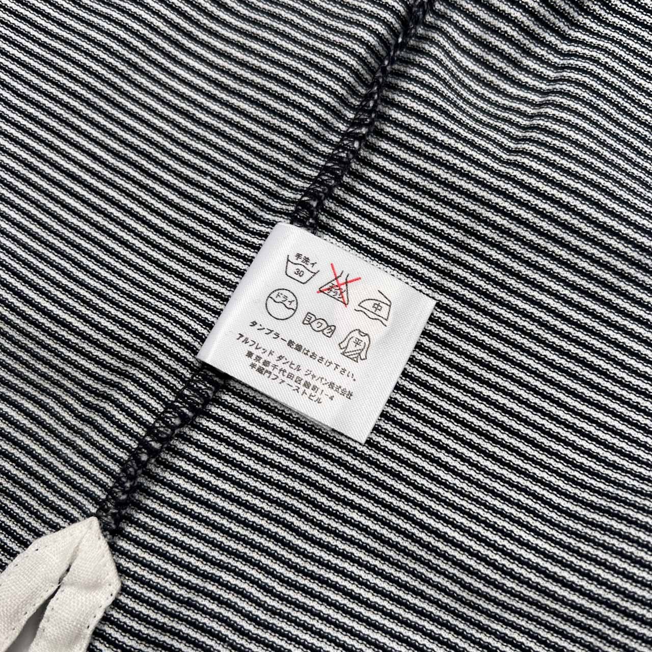 dunhill ダンヒル LONDON ボーダー柄 半袖 ポロシャツ サイズ L