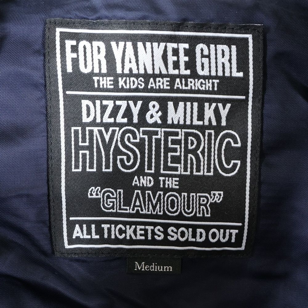 HYSTERIC GLAMOUR (ヒステリックグラマー) ゴートレザー ワッペンロゴ