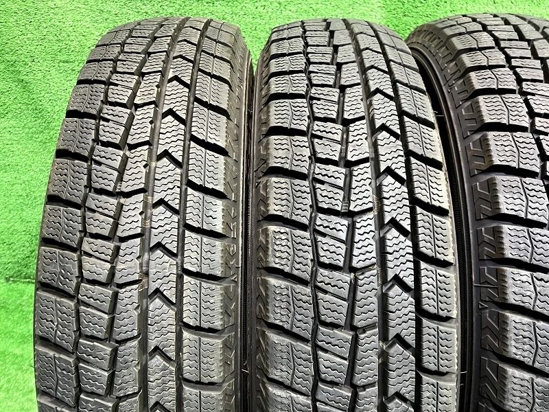 DUNLOP スタッドレス ダンロップ ウィンターマックスWM02 145/80R13 4本 7ミリ 2022年