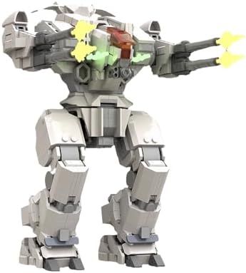 BUILDIFY ライフルマン戦士ロボット組み立ておもちゃセット バトルソルジャービルディングブリックキット コレクターアクションフィギュア メカおもちゃギフト 6~12歳のお子様向け 1247ピース