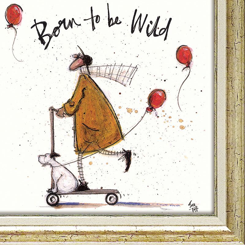 インテリア 絵画 サムトフト 絵画 新作 「 ワイルドでいこう！ 」 Gel