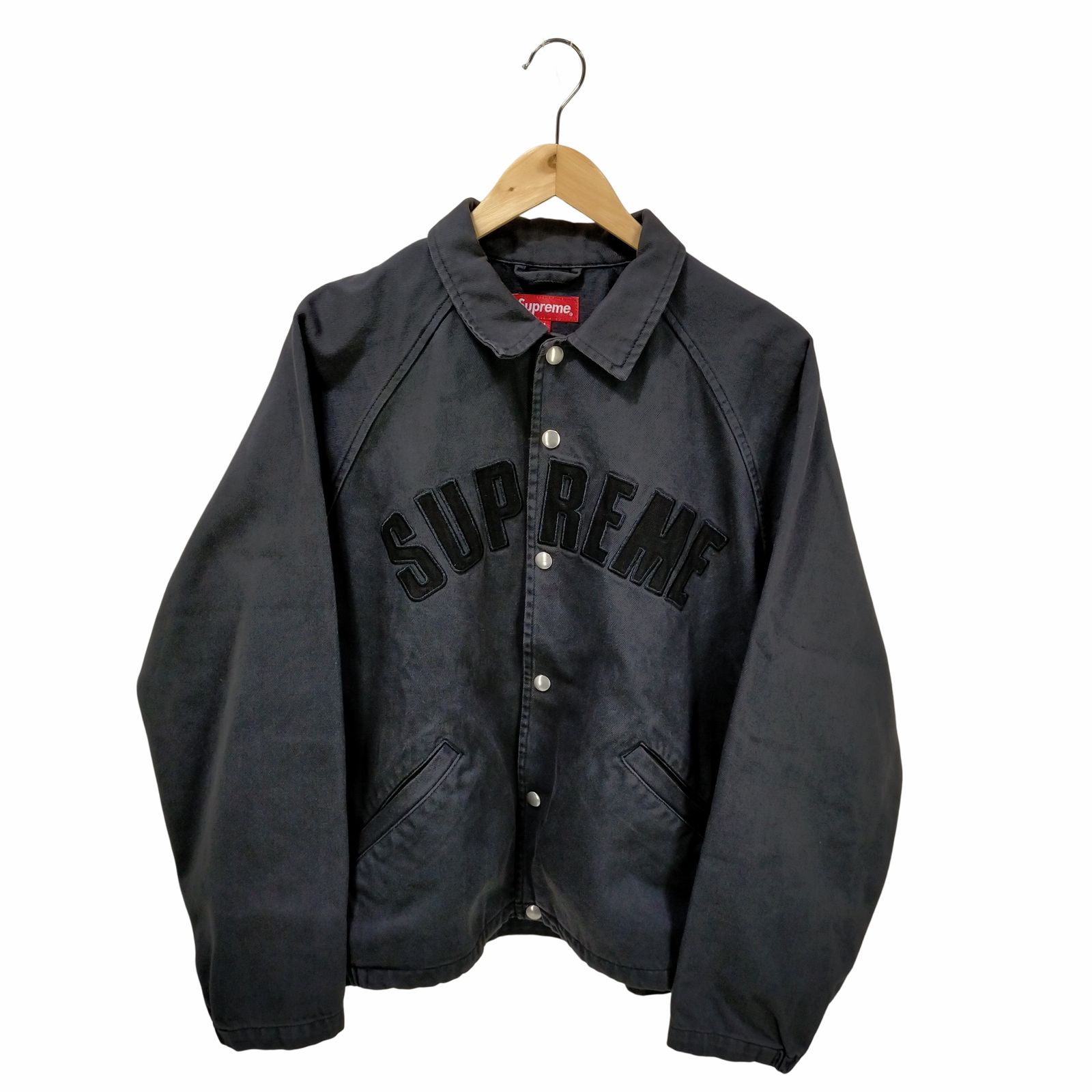 シュプリーム Supreme Snap Front Twill Jacket ウォッシュ加工