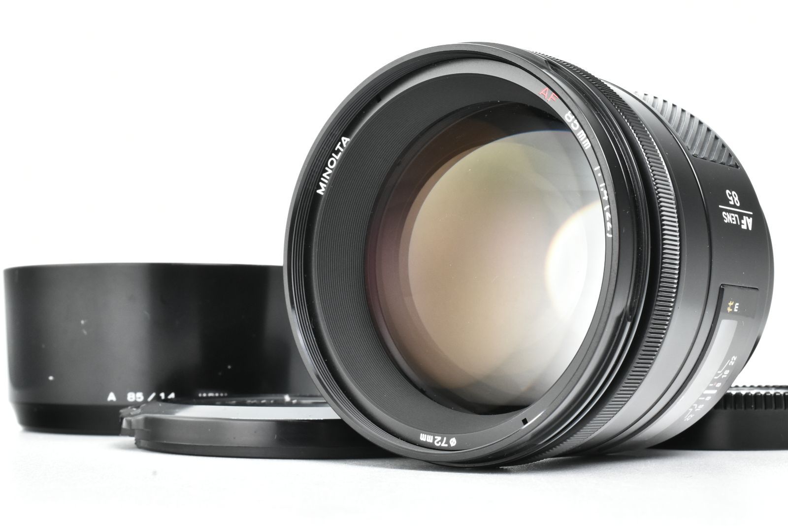 美品】ミノルタ MINOLTA AF 85mm F1.4 単焦点 □美品□ ミノルタ