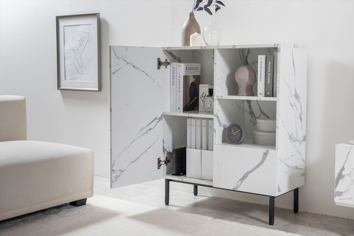 M○ ☞カリモク家具☜ ナチュラル サイドチェスト 北欧スタイル 公式