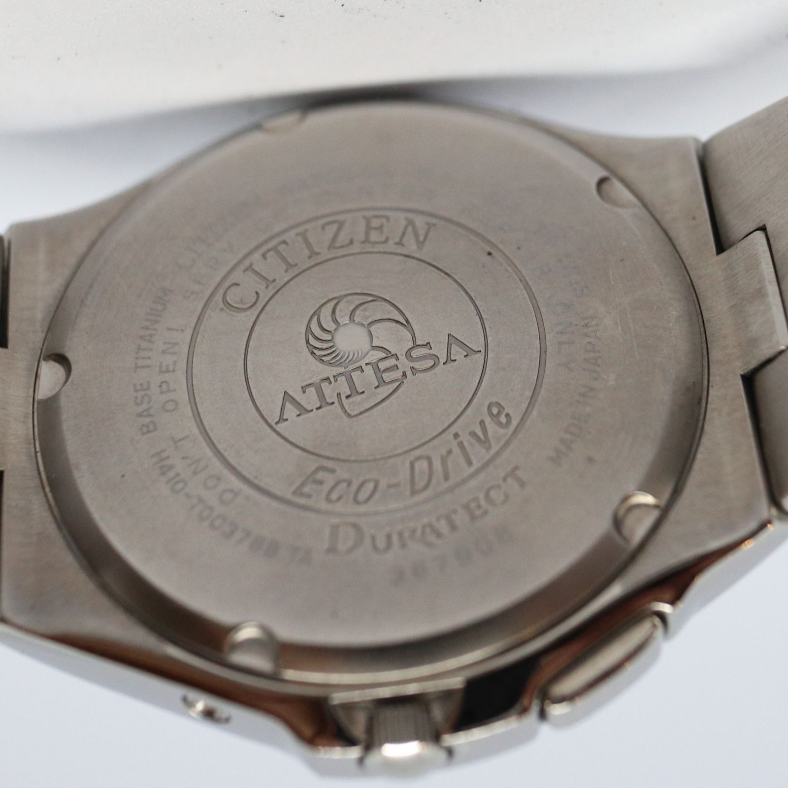 稼働品】CITIZEN ATTESA シチズン アテッサ メンズ 腕時計 ECO
