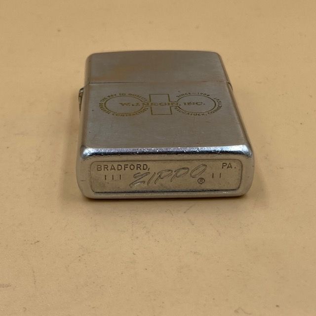 ジッポー Zippo ライター 1969年 W.J. MEGIN. INC. 企業もの 豆腐フェルト